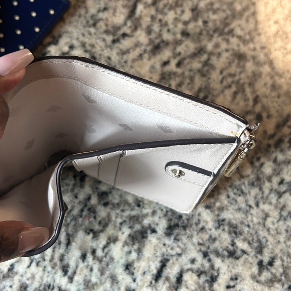 Kate Spade Gold Bid-fold Glitter Wallet - Picture 7 of 12